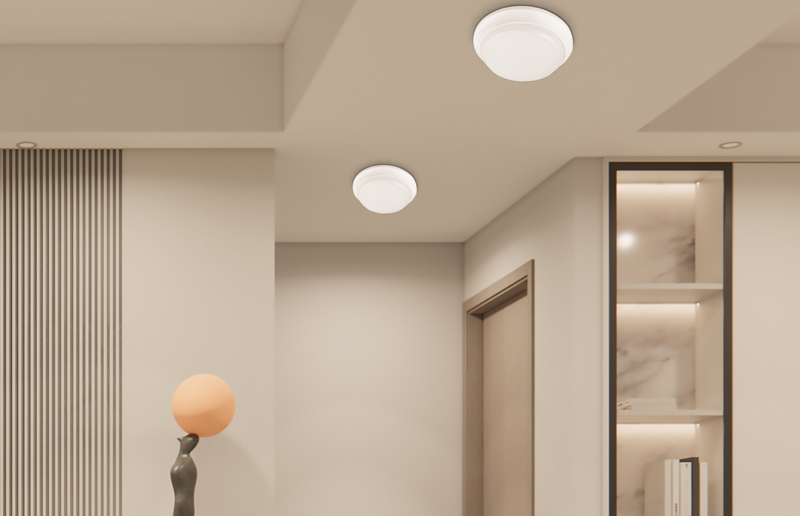 LG09A IP54 Vízálló alumínium beltéri LED kerek alakú válaszfalak